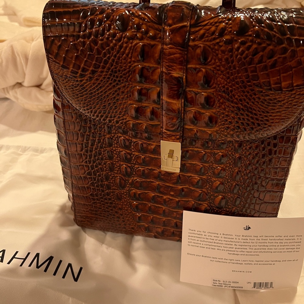 Brahmin Sadie backpack in Pecan